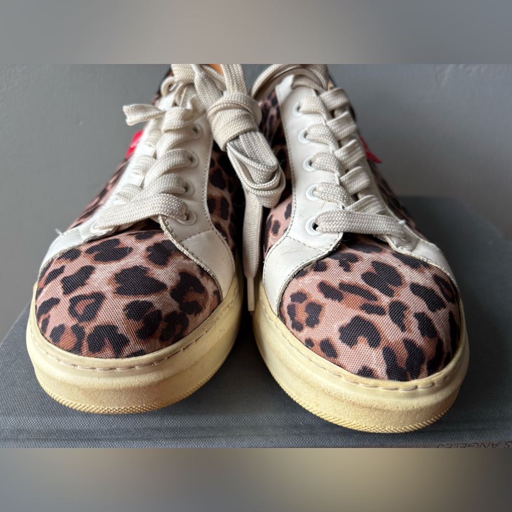 Veronica Beard Daelyn Leopard Platform Sneakers ~… - image 5